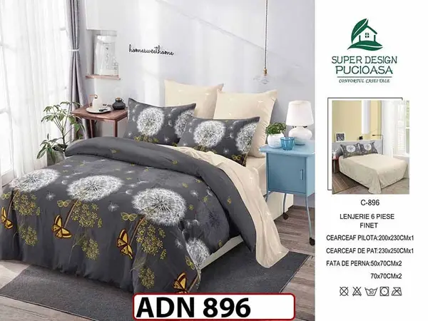Lenjerie din finet 6 piese - ADN 896