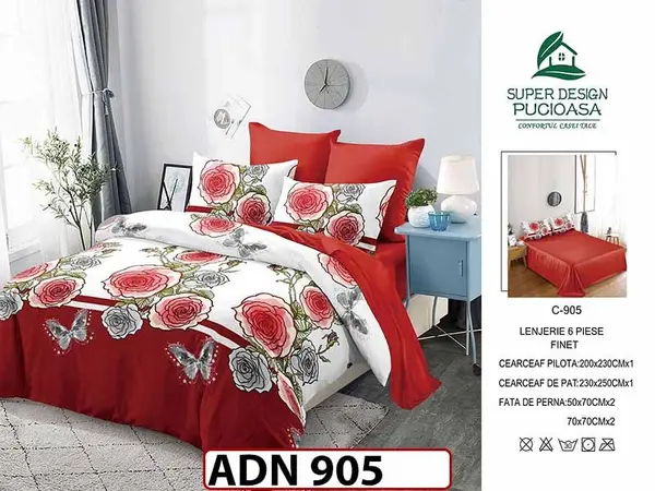 Lenjerie din finet 6 piese - ADN 905