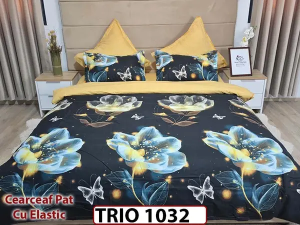 Lenjerie din finet 6 piese cu elastic - TRIO1032