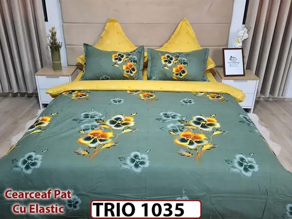 Lenjerie din finet 6 piese cu elastic - TRIO1035