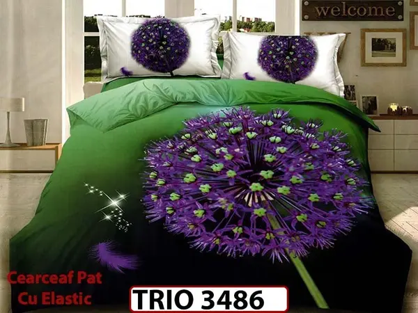 Lenjerie din finet 6 piese cu elastic - TRIO3486