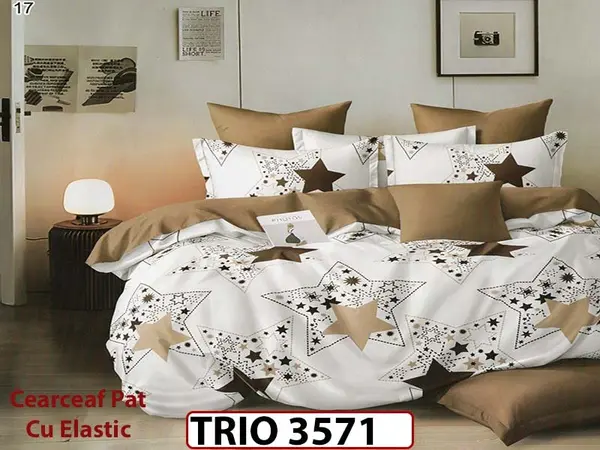 Lenjerie din finet 6 piese cu elastic - TRIO3571