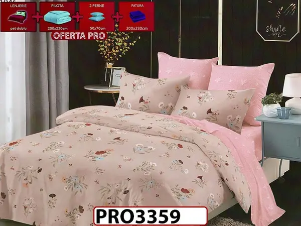 Lenjerie din finet 6 piese - PRO 3359