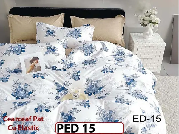 Lenjerie din finet 7 Piese la Cutie cu elastic - PED 15