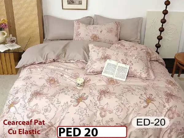 Lenjerie din finet 7 Piese la Cutie cu elastic - PED 20