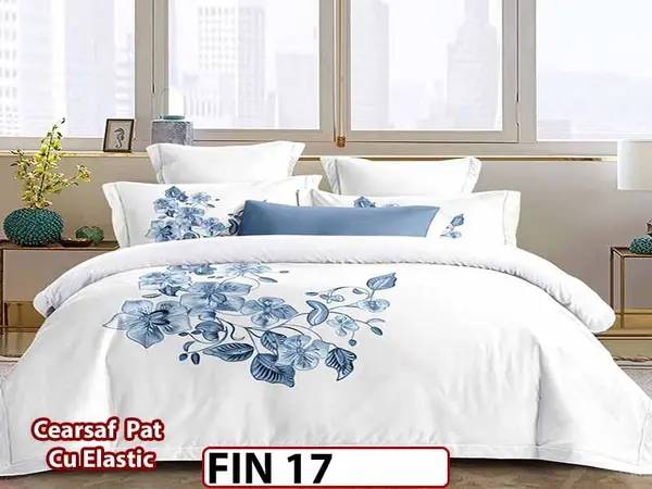 Lenjerie din Finet Elegant 4 piese cu elastic - FIN 17