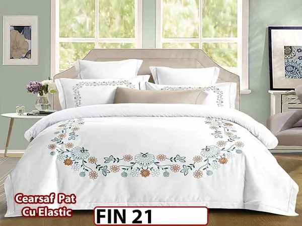 Lenjerie din Finet Elegant 4 piese cu elastic - FIN 21