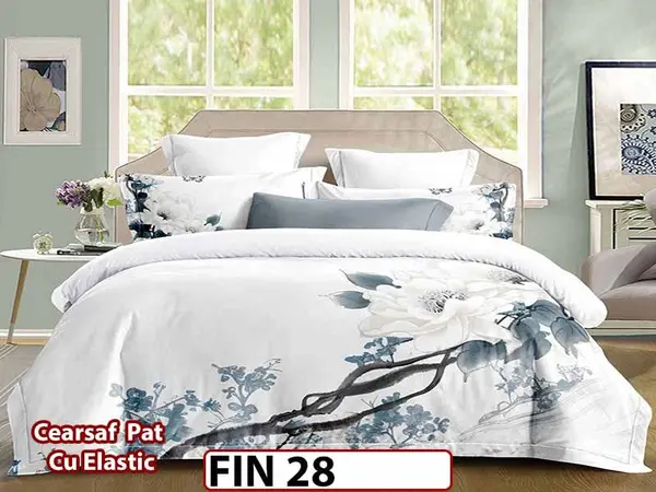 Lenjerie din Finet Elegant 4 piese cu elastic - FIN 28