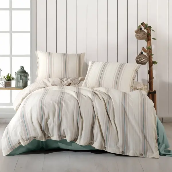 Lenjerie Imre V1 Green (Bumbac 100%)
