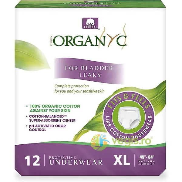 Lenjerie Intima de Protectie pentru Incontinenta Urinara Marimea XL 12buc