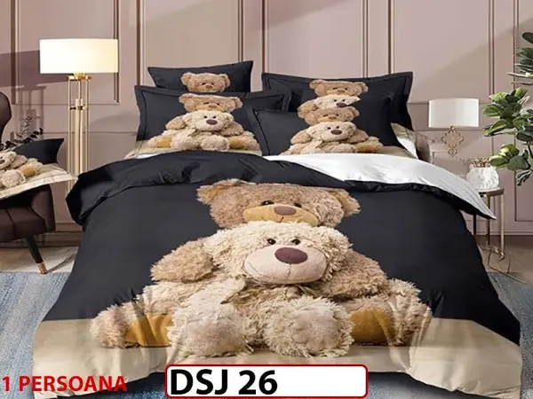 Lenjerie o persoana din Finet 4 piese - DSJ26
