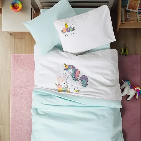 Lenjerie Patut Bebe Dolly Mint (Bumbac 100%)