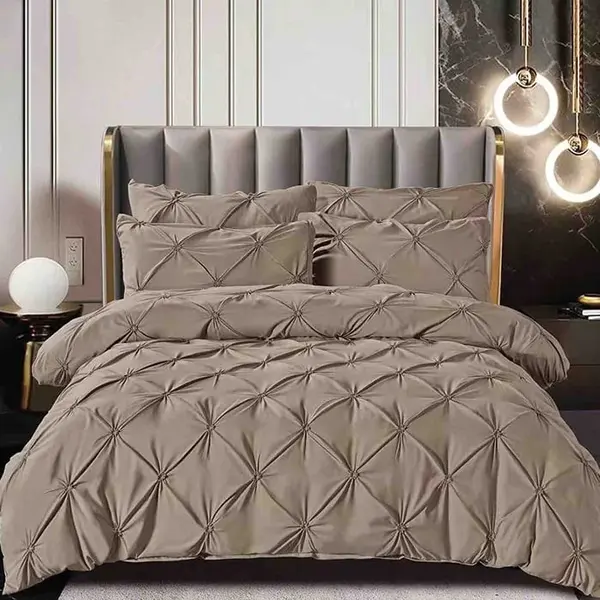 Lenjerie Rynker Dark Beige 6 Piese (Finet)