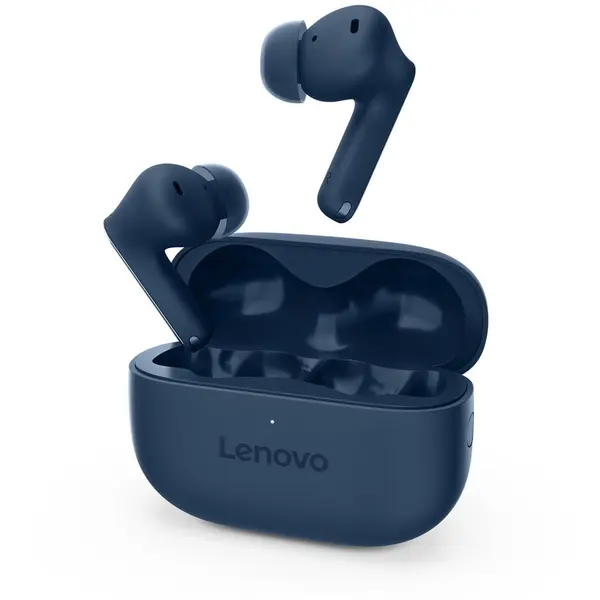 Lenovo Casti In-Ear Lenovo TWS YOGA PC Edition, Wireless, Bluetooth 5.3, Active Noise Canceling, Albastru inchis