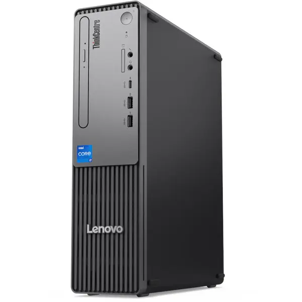 Lenovo Desktop PC Lenovo ThinkCentre Neo 50s Gen 5, Procesor Intel Core i3-14100 3.5GHz, 16GB RAM, 512GB SSD, UHD 730, Windows 11 Pro Education, Negru