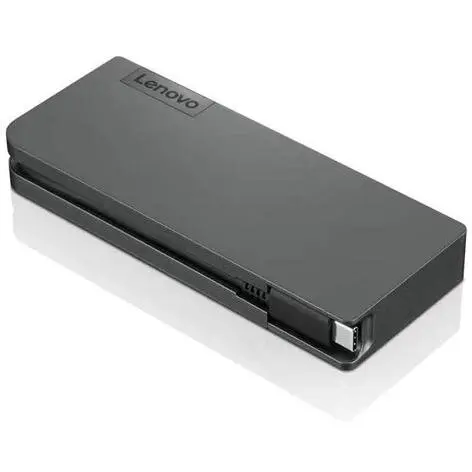Lenovo Docking Station Lenovo Travel 4X90S92381, VGA, HDMI, USB-C, Negru