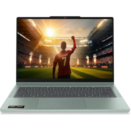 Lenovo Laptop 2 in 1 Lenovo IdeaPad 5 14AGP11, AMD Ryzen AI 7 445, 14 inch WUXGA Touch, 16GB RAM, 1TB SSD, Free DOS, Verde