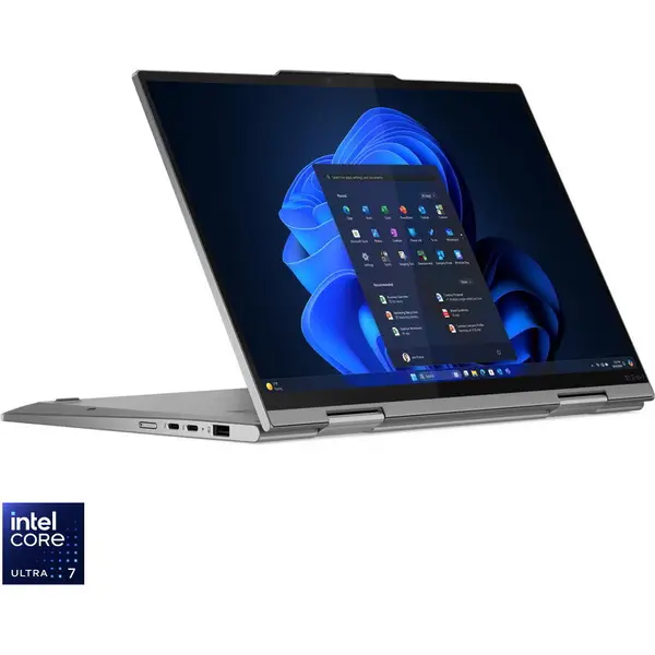 Lenovo Laptop 2-in-1 Lenovo ThinkPad X1 Gen 10 Aura Edition, 14″ OLED 2.8K Touch 120Hz, Intel Core Ultra 7 258V, 32GB LPDDR5x, 2TB SSD PCIe 5.0, Intel Arc, Windows 11 Pro, Gri (INT Keyboard)