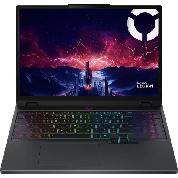 Lenovo Laptop Gaming Lenovo Legion 5 15AKP10, Procesor AMD Ryzen AI 7 350, Display 15.1 WQXGA, OLED 165 Hz, 32 GB DDR5-5600 RAM, SSD 512 GB, Placa video dedicata GeForce RTX 5070 8 GB, NoOS, Eclipse Black