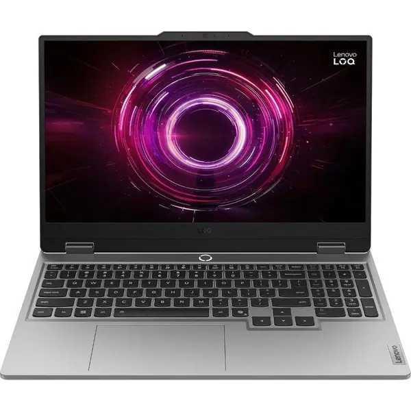 Lenovo Laptop Gaming Lenovo LOQ 15AHP10, Procesor AMD Ryzen™ 5 220, Display 15.6 Full HD IPS 144Hz, RAM 24GB DDR5, 1TB SSD, Placa video NVIDIA GeForce RTX 5050 @8GB, Free DOS, Gri