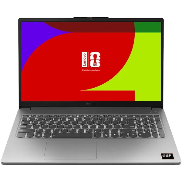 Lenovo Laptop Gaming Lenovo LOQ Essential 15ARP10E cu procesor AMD Ryzen™ 5 150, Display 15.6 Full HD, IPS, 144Hz, 16GB DDR5 RAM, 512GB SSD, Placa video NVIDIA GeForce RTX™ 3050 6GB GDDR6, No OS, Luna Grey