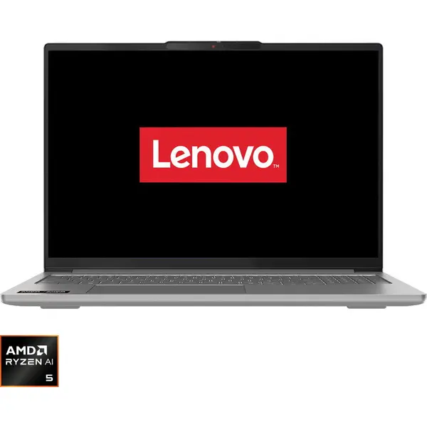 Lenovo Laptop Lenovo IdeaPad Pro 5 16AKP10, Procesor AMD Ryzen™ AI 5 340, Display 16 2.8K (2880x1800), OLED, 120Hz, Memorie RAM 16GB LPDDR5x, Capacitate 1TB SSD, Placa video dedicata NVIDIA® GeForce RTX™ 5050 8GB GDDR7, No OS, Luna Grey (INT Keyboard)