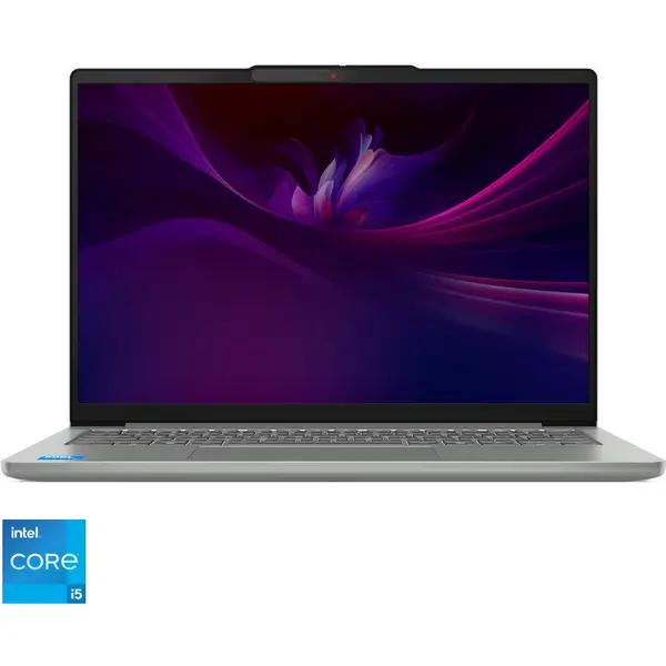 Lenovo Laptop Lenovo IdeaPad Slim 5 14IRH10, Procesor Intel® Core i5-13420H, Display 14'' WQXGA 1920x1200, IPS, Memorie RAM 16GB DDR5, Capacitate de stocare 1TB SSD, Placa grafica integrata Intel® UHD Graphics, NO OS, Gri (INT Keyboard)