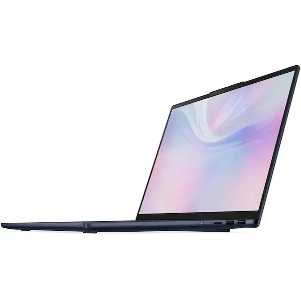 Lenovo Laptop Lenovo IdeaPad Slim 5 16AHP11 cu procesor AMD Ryzen™ 7 260, Display 16 WUXGA, OLED, 16GB DDR5 RAM, 1TB SSD, Placa video AMD Radeon™ 780M Graphics, No OS, Cosmic Blue