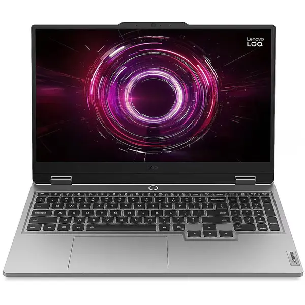 Lenovo Laptop Lenovo LOQ 15AHP10, AMD Ryzen 5 220, 15.6 inch, RAM 16 GB, SSD 512 GB, GeForce RTX 5050, Windows 11, Gri