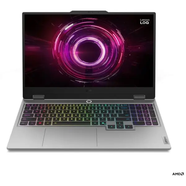Lenovo Laptop Lenovo pentru Gaming LOQ 15AHP10, Procesor AMD Ryzen™ 7 250, Display 15.6 FHD 1920x1080, IPS, Memorie RAM 1x 16GB SO-DIMM DDR5, Capacitate 1TB SSD M.2, Placa video dedicata NVIDIA® GeForce RTX™ 5060 8GB GDDR7, Free DOS, Gri (INT Keyboard)