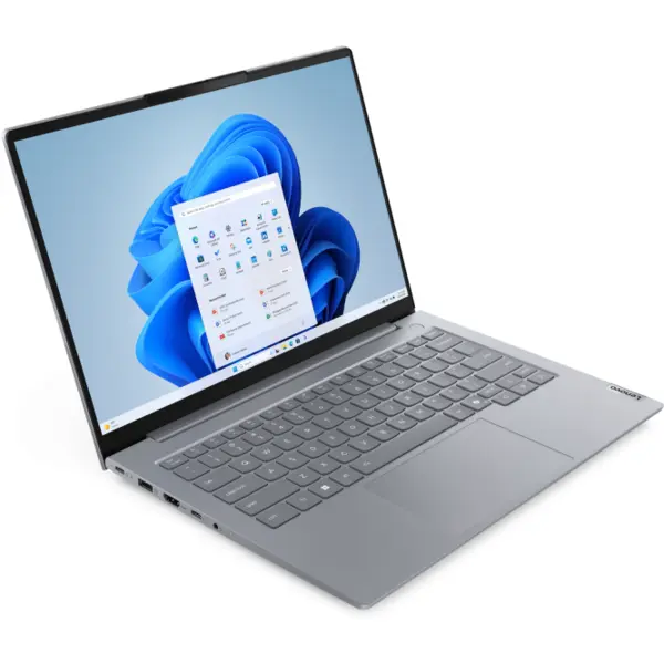 Lenovo Laptop Lenovo ThinkBook 14 G8 IAL, Procesor Intel® Core™ Ultra 5 135H (18M Cache, pana la 4.60 GHz), 14 inch, WUXGA, 16GB DDR5, 512GB SSD, Intel Graphics, No OS, Gri