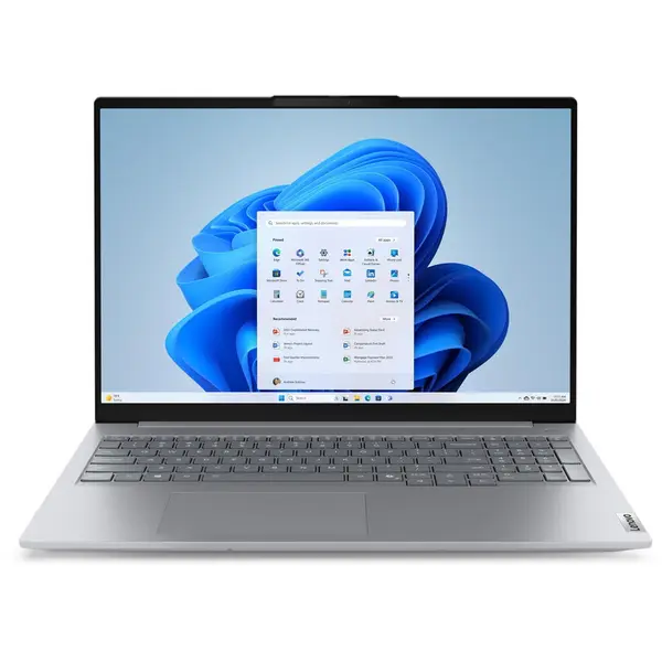 Lenovo Laptop Lenovo ThinkBook 16 G8 IAL, Procesor Intel® Core™ Ultra 5 135H (18M Cache, pana la 4.60 GHz), 16 inch, WUXGA, 16GB DDR5, 512GB SSD, Intel Graphics, No OS, Gri