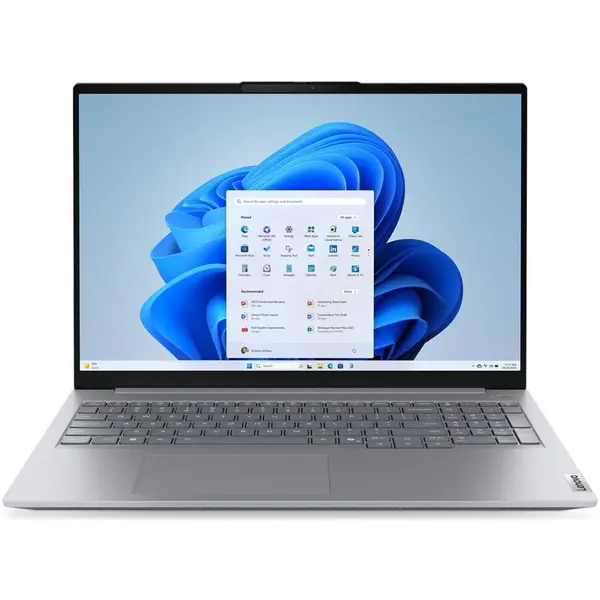 Lenovo Laptop Lenovo ThinkBook 16 Gen 9, Intel Core 5 210H, 16 inch WUXGA, 16GB RAM, 512GB SSD, Windows 11 Pro, Gri