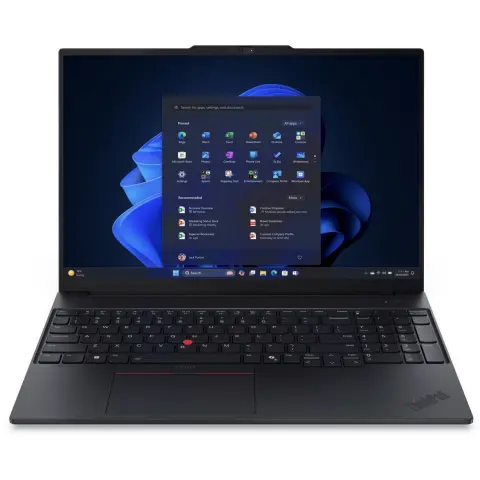 Lenovo Laptop LENOVO ThinkPad E16 G4, procesor AMD Ryzen AI 5 430 2.00GHz, 16 inch, WUXGA, 16GB RAM, 512GB SSD, AMD Radeon 840M, Windows 11 Pro, Negru