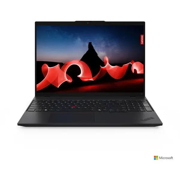 Lenovo Laptop Lenovo ThinkPad L16 Gen1, 16 WUXGA, Procesor Intel Core Ultra 5 125U, 16 GB RAM, 512 GB SSD, Intel® Graphics, No OS, Negru (INT Keyboard)