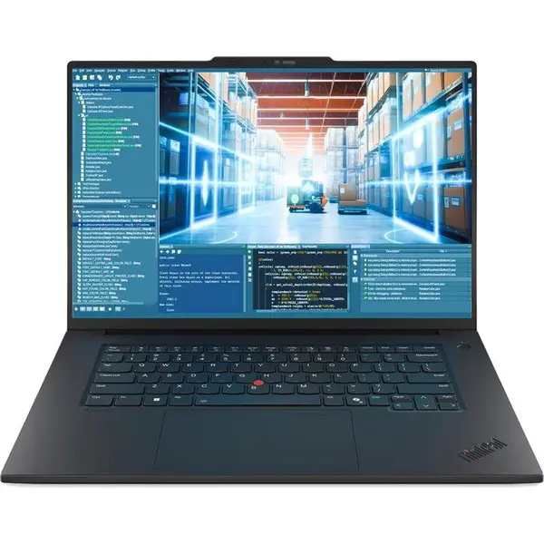 Lenovo Laptop Lenovo ThinkPad P1 Gen 8, Procesor Intel® Core™ Ultra 7 265H (24M Cache, pana la 5.30 GHz),16 inch, WUXGA, 64GB RAM, 1TB SSD, Nvidia RTX PRO 1000 Blackwell 8GB, Windows 11 Pro, Negru