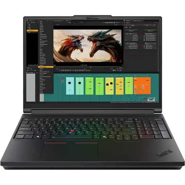 Lenovo Laptop Lenovo ThinkPad P16 Gen 3, Procesor Intel® Core™ Ultra 7 265HX (30M Cache, pana la 5.30 GHz), 16 inch, WUXGA IPS, 64GB RAM, 1TB SSD, nVidia RTX PRO 2000 Blackwell 8GB, Windows 11 Pro, Negru
