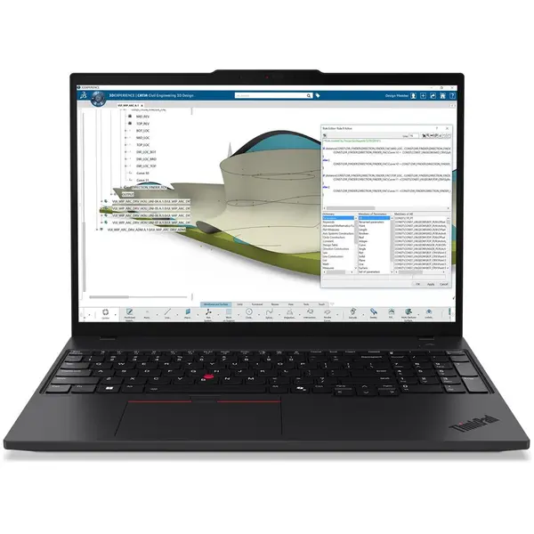Lenovo Laptop Lenovo ThinkPad P16s Gen 4, AMD Ryzen AI 7 PRO 350, 16 inch, RAM 32 GB, SSD 1 TB, AMD Radeon 860M, Windows 11 Pro, Negru