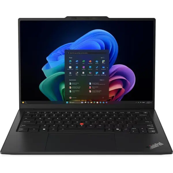 Lenovo Laptop Lenovo ThinkPad X1 Carbon Gen 14 Aura Edition, Procesor Intel® Core™ Ultra 7 355 (12M Cache, pana la 4.70 GHz), 14 inch, WUXGA IPS Touch, 32GB LPDDR5X, 512GB SSD, Intel® Graphics, Windows 11 Pro, Negru