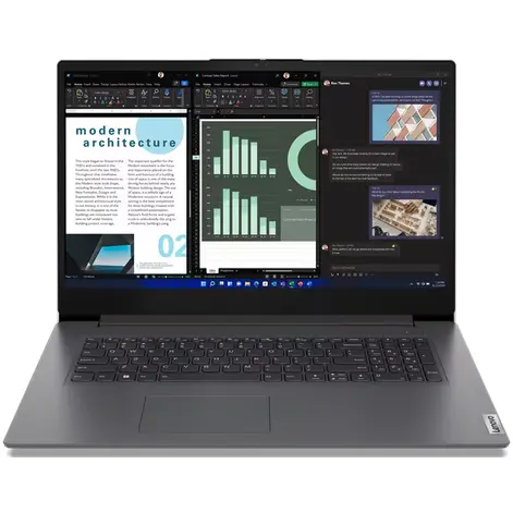 Lenovo Laptop Lenovo V17 G4 IRU, procesor Intel® Core™ i7 i7-13620H, 17.3 inch, Full HD, 16 GB RAM, 512 GB SSD, Intel UHD Graphics, Windows 11 Pro, Gri