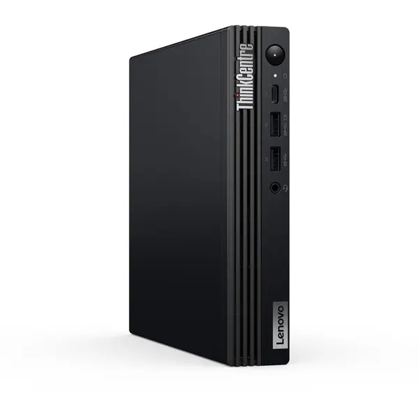 Lenovo Mini PC Lenovo ThinkCentre M70q Gen 5, Intel Core i3-14100T, 8 GB DDR5, 256 GB SSD, negru