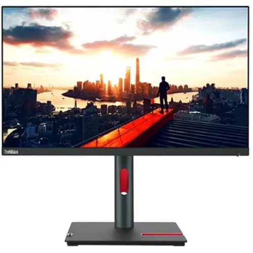 Lenovo Monitor IPS LED Lenovo 23.8 ThinkVision P24h-30, QHD (2560 x 1440), HDMI, DisplayPort, Pivot, Negru