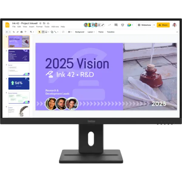 Lenovo Monitor LED Lenovo ThinkVision E27Q-40, 27, QHD (2560x1440), IPS, 100Hz, 4ms (GtG), 350 cd/m², 99% sRGB, Flicker-Free, Low Blue Light, HDMI 2.1, DisplayPort 1.2, Boxe 2x2W, Pivot, Height Adjust, Swivel, VESA 100x100mm, Negru