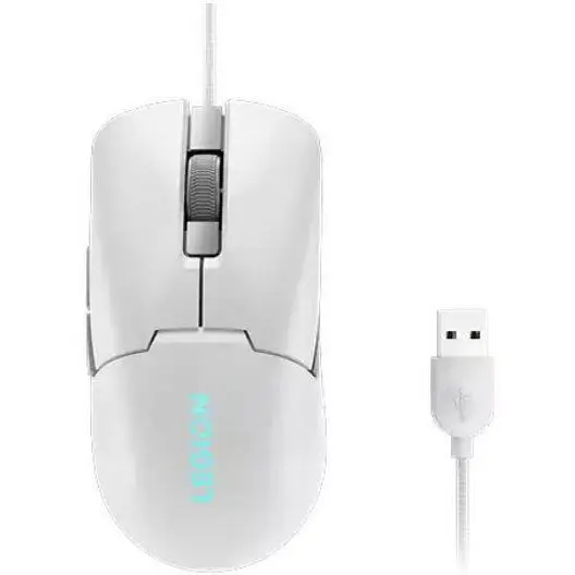 Lenovo MOUSE LENOVO GAMING M300S, USB, OPTICAL, 8k DPI, Sensor Pixart, Alb GY51H47351