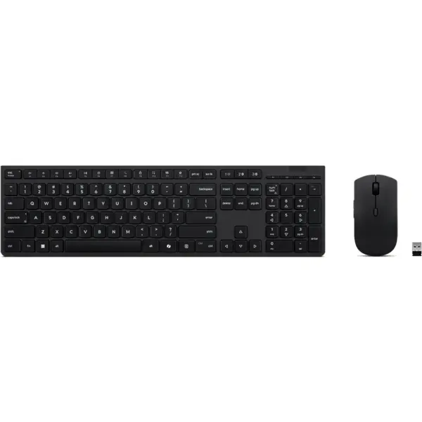 Lenovo Set Tastatura si Mouse Lenovo 4X31R64316, Wireless, Bluetooth, QWERTY, Gri