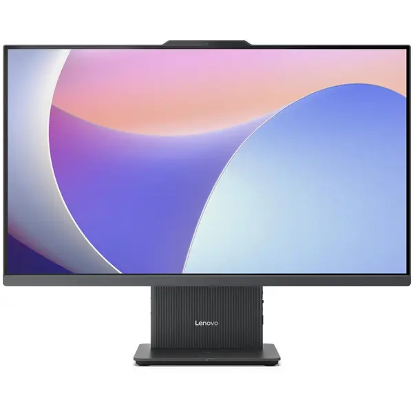 Lenovo Sistem desktop All In One Lenovo 27ARR9, procesor AMD Ryzen 5 7535HS, 27 inch, Full HD, RAM 16GB, SSD 512GB, AMD Radeon 660M, No OS, Gri