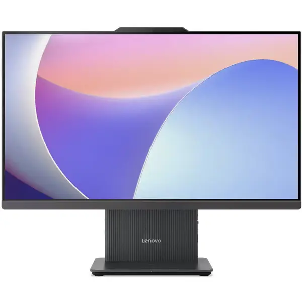 Lenovo Sistem desktop All in One Lenovo IdeaCentre 24ARR9, procesor AMD Ryzen 5 7533HS, 23.8 inch, Full HD, RAM 8GB, SSD 512GB, AMD Radeon 660M, No OS, Gri inchis