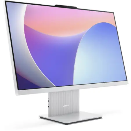 Lenovo Sistem desktop Lenovo IdeaCentre 27IRH9 All In One, procesor Intel Core i5-13420H, 27 inch, Full HD, 16GB RAM, 512GB SSD, Intel UHD Graphics, Windows 11 Home, Gri deschis