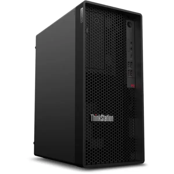 Lenovo Sistem desktop Lenovo ThinkStation P2 Tower Gen 2, Procesor Intel® Core™ Ultra 7 265K 3.9GHz Arrow Lake, 64GB RAM, 1TB SSD, Intel Graphics, Windows 11 Pro, Negru
