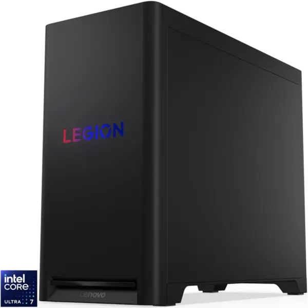 Lenovo Sistem Desktop PC Gaming Lenovo Legion T5 30IAX10, procesor Intel® Core Ultra 7 255HX pana la 5.2GHz, 24GB DDR5, 1TB SSD, NVIDIA® GeForce RTX™ 5070 12GB GDDR7, No OS, Negru